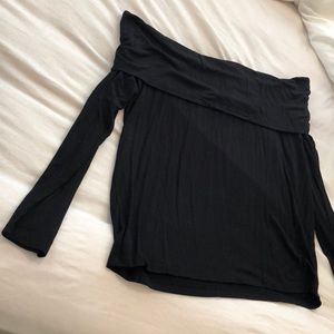 ASOS Off The Shoulder Black Top